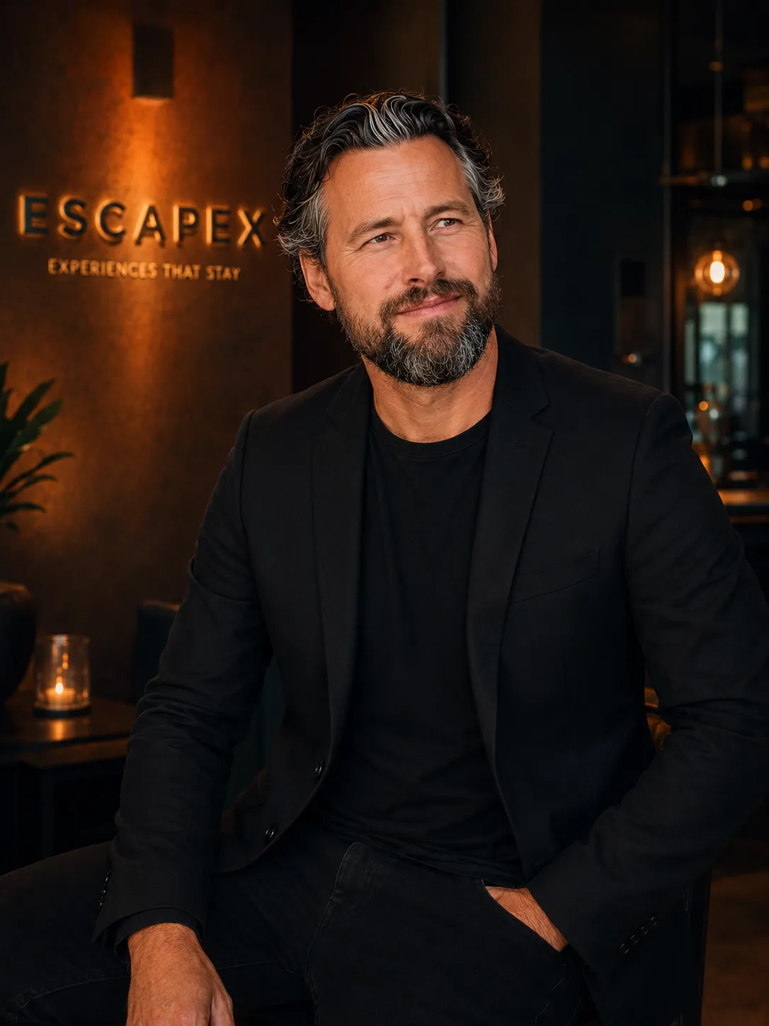 Erlend Holmsen, gründer av EscapeX, portrett